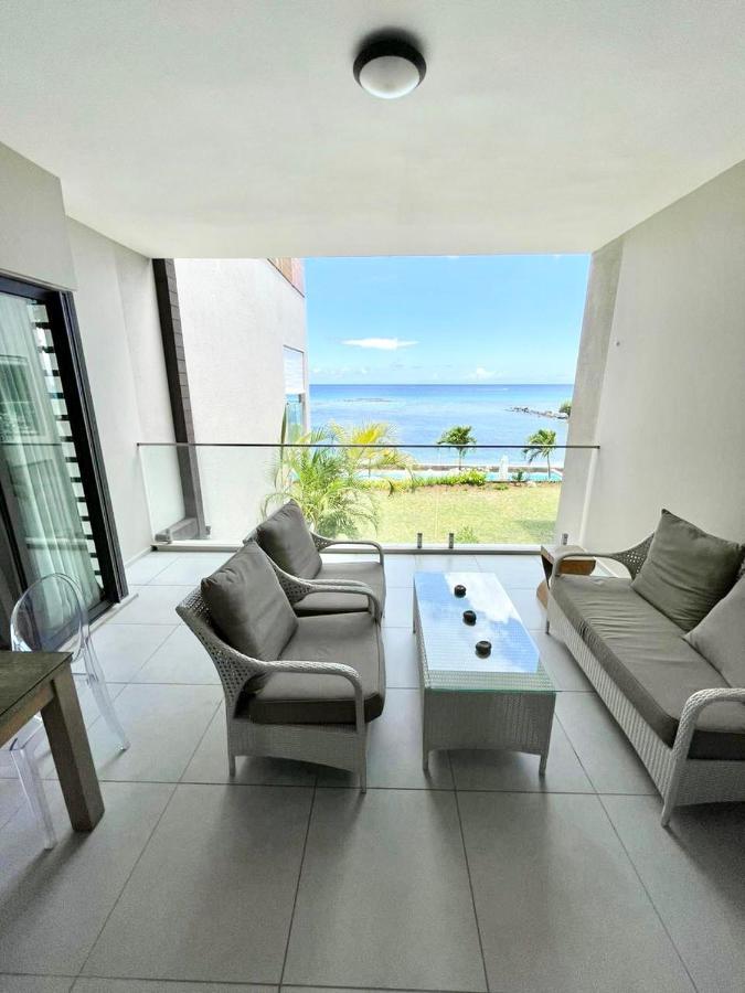 Luxury Beach House With Spectacular Sea View And Pool Trou aux Biches Exteriör bild